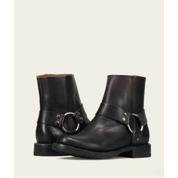 New Frye Veronica Flex Harness Boot Antique Black Women's Sz 11 - Picture 1 of 16